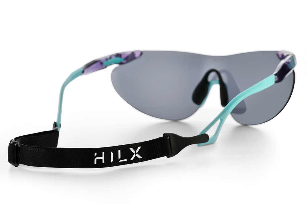 Спортивные очки с диоптриями HILX Domain Shiny Crystal Purple / Black Mirror Lens