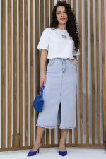 Юбка Муррей (светло-голубая) Ю13448-12М LT Collection