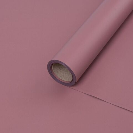 Плёнка МАКАРУНС 58см*10м ТЕМНО-ПУДРОВЫЙ