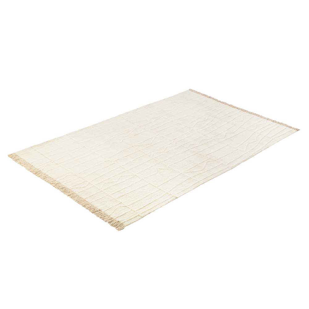 Ковер из новозеландской шерсти и хлопка raipur из коллекции ethnic, 160х230см