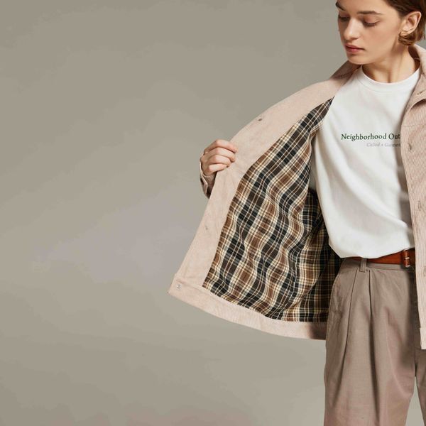 Куртка Corduroy work Светло-бежевая - фото 16