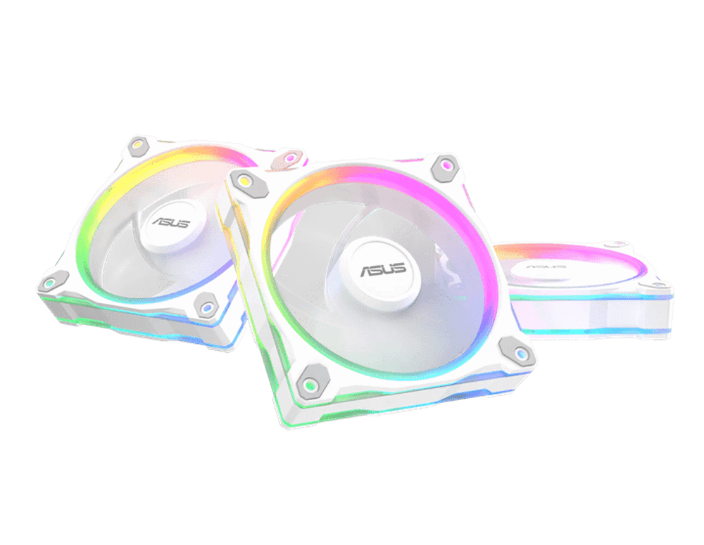 Вентилятор для корпуса ASUS PRIME MR120 FAN ARGB REVERSE WHITE 3IN1 120x120x28 MR120-1R/WH/3 IN 1//