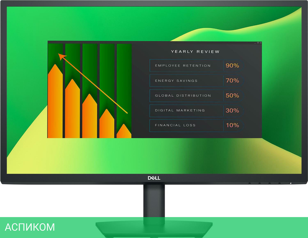 Монитор Dell P2725HE черный