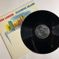 Винтажная виниловая пластинка LP Claude Larson Magnetic Island (Germany 1985)