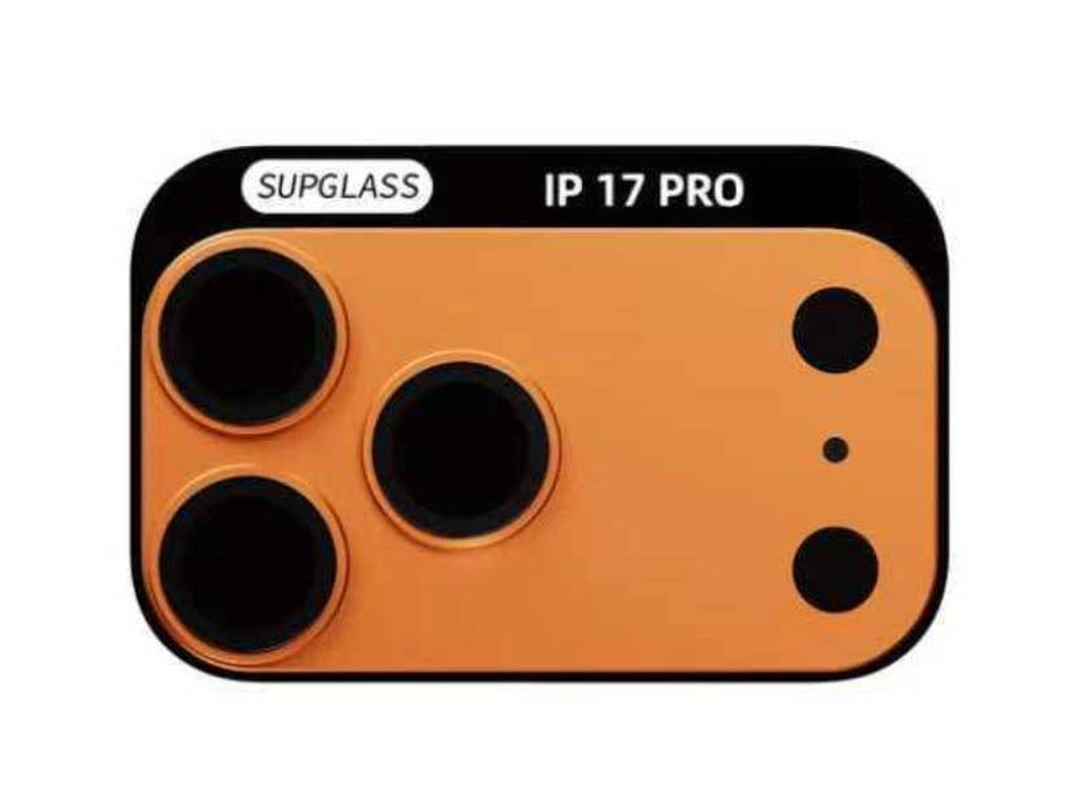 Линзы на полный блок камеры на iPhone 17Pro/17ProMax