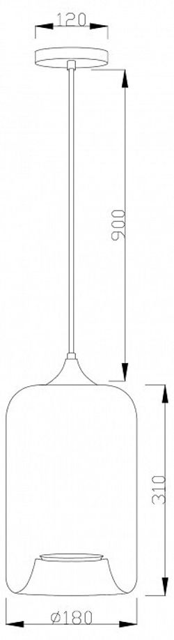 Подвесной светильник Moderli Scrum V11535-1P