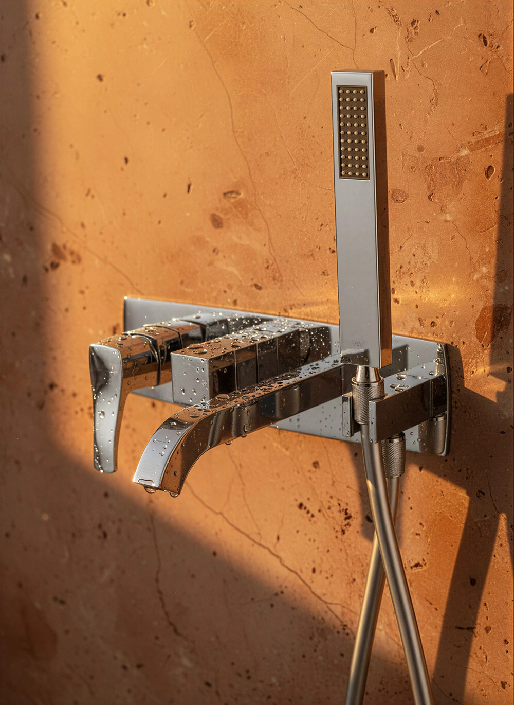 Смеситель для ванны встраиваемый WONZON & WOGHAND FLEX, Хром (WW-88889072-CR)