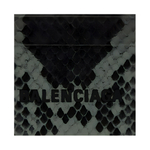 Balenciaga Cow Leather Card Holder Women"s Dark Green