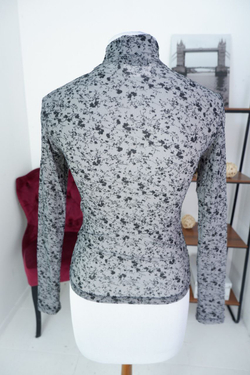 Блузка с горлом повседневная 40-42 размер