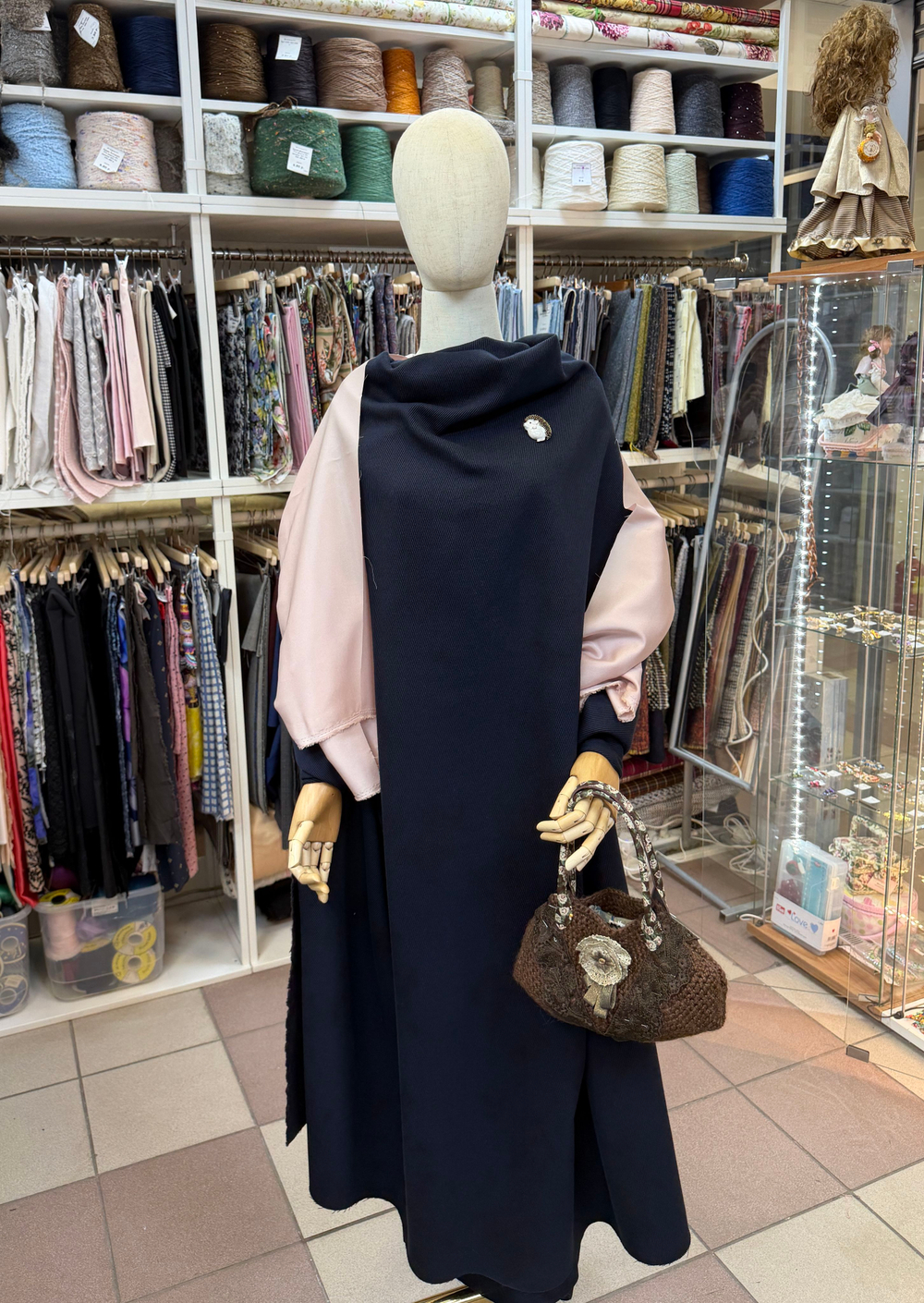 Ткань костюмная (Италия) 49% шерсть мериноса 51% хлопок ш 140см 1м