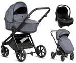 Детская коляска Tutis Mio 3 Plus Essential New 3 в 1 с автокреслом Elo Lux EduSky Black 1622103 Dark Grey