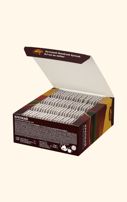 Лисма Заварной Чёрный чай, 100×1,8 г