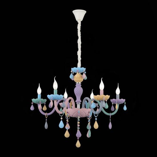 SL1700.783.06 Люстра подвесная ST-Luce Разноцветный E14 6*40W FIATA