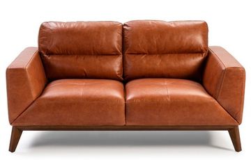Диван из кожи KF1016-2P /6046 Angel Cerda цвет светло-коричневый