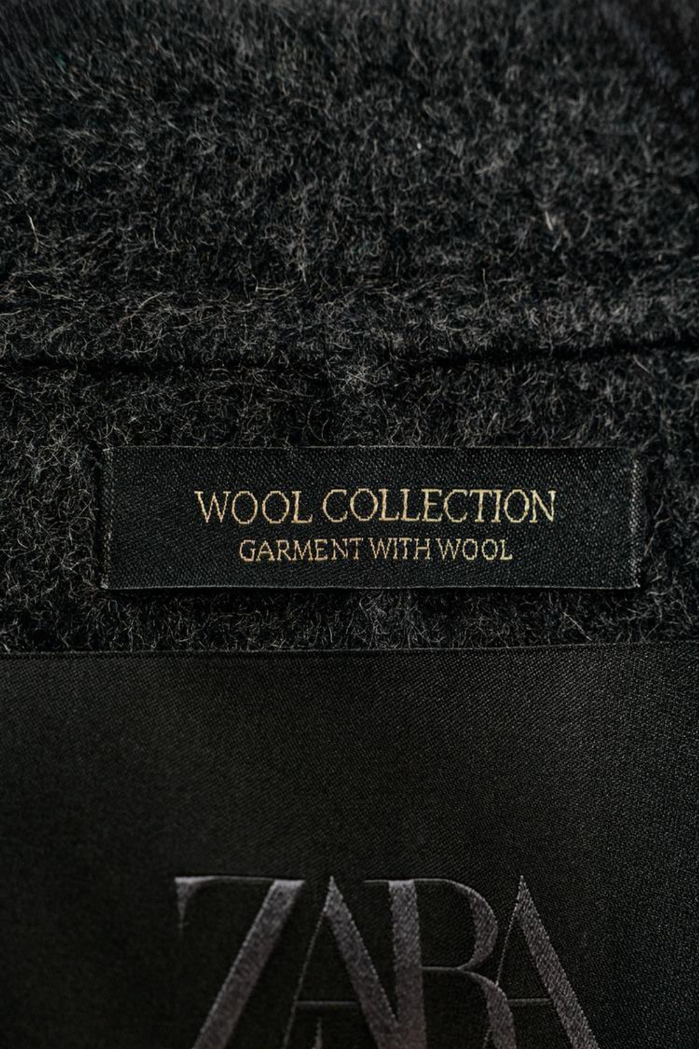 ZARA ДВУБОРТНЫЙ БЛЕЙЗЕР ИЗ СМЕСОВОЙ ШЕРСТИ — ZW COLLECTION, СЕРЫЙ