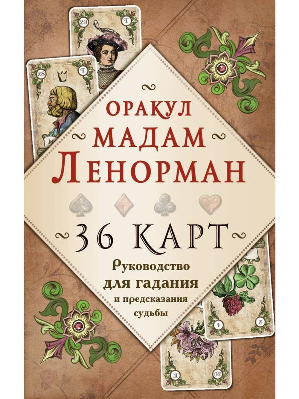 Оракул Мадам Ленорман. Малая колода Марии Ленорман (36 карт в винтажном стиле)