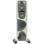 Масляный обогреватель Oasis BВ-15T, 7 секций, 15 м², 3 режима, белый, колеса