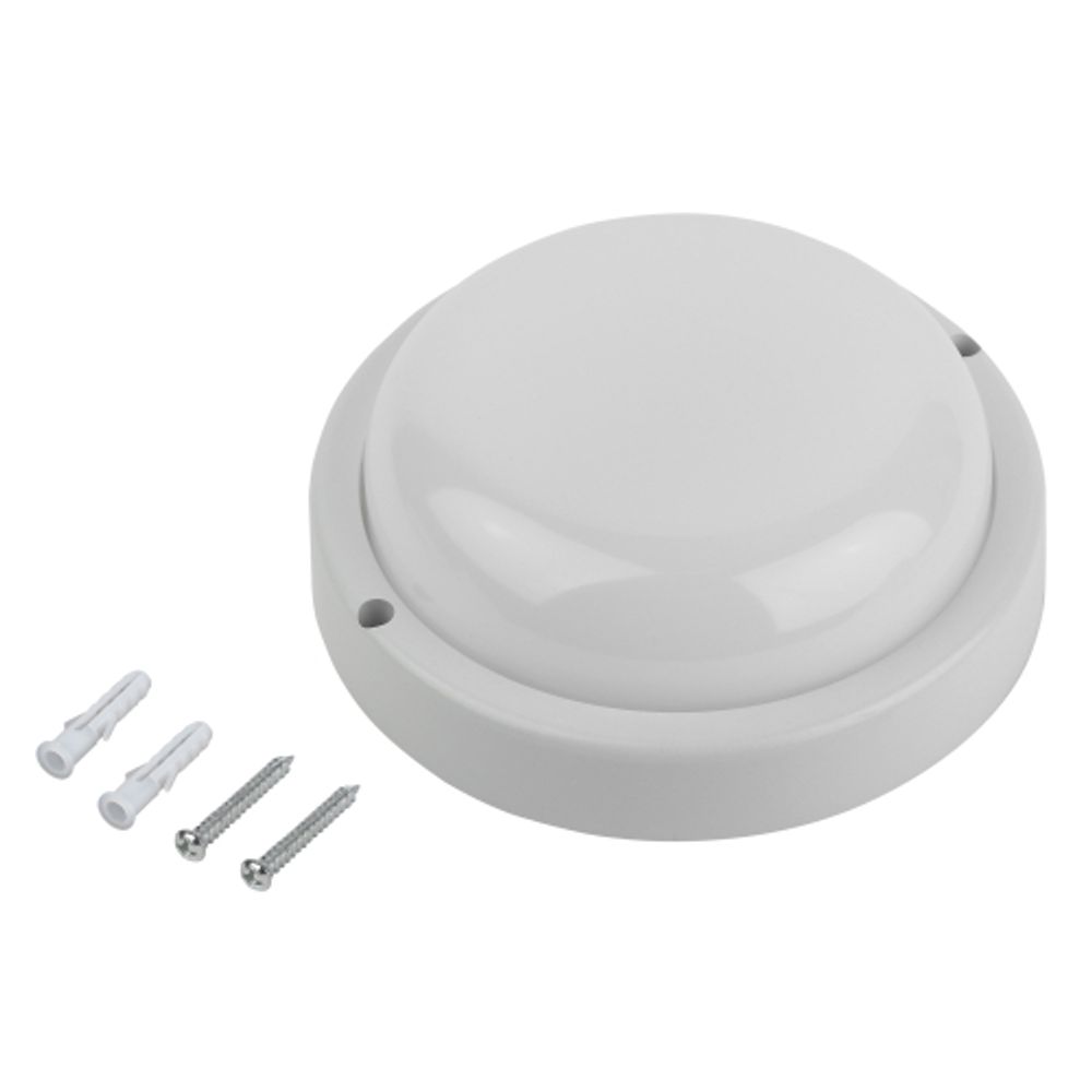 Светильник ЖКХ светодиодный ЭРА SPB-201-1-40K-008 IP65 8Вт 4000К D140 круглый СВЧ с датчиком движения