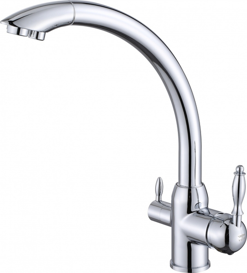 15003 Смес. для кухни под фильт. выс. С-обр. (ХРОМ) ViEiR (10/1шт)