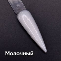 Опция Гель моделирующий камуфлирующий с блестками молочный, 15мл