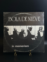 LP Bola de Nieve - In Memoriam. Джаз. Виниловая пластинка 12 дюймов. Куба
