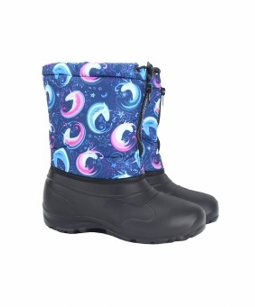Сапоги детские Сказка на молнии (синий, синий-розовый)