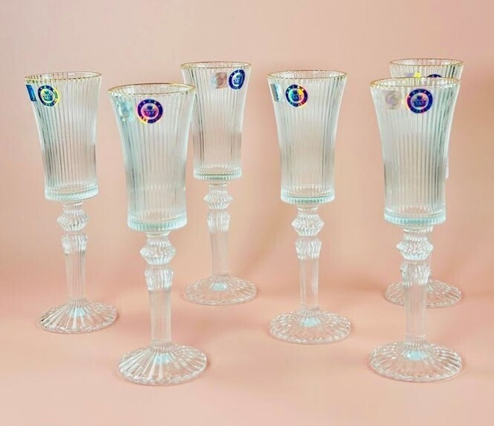 Lenardi 588-665 Набор из 6 фужеров 150мл в под.уп.(х8)Стекло