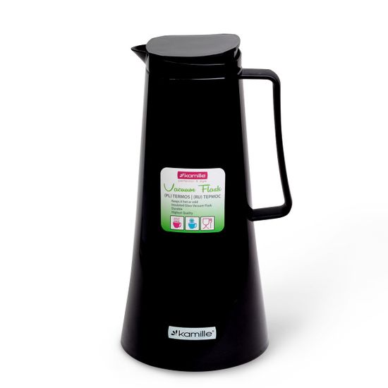 Термос 1000 мл. пластиковый со стеклянной колбой Kamille KM-2025