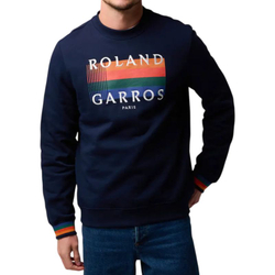 Мужская теннисная кофта Roland Garros Color Lines - navy blue