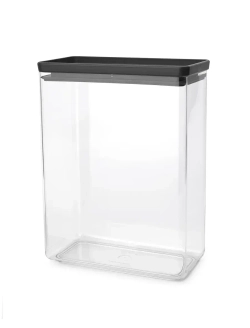 Brabantia Контейнер Tasty 22x11.2x29.6cm 5.4l темно-серый