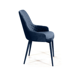 Стул Douglas ромб, бархат синий 29