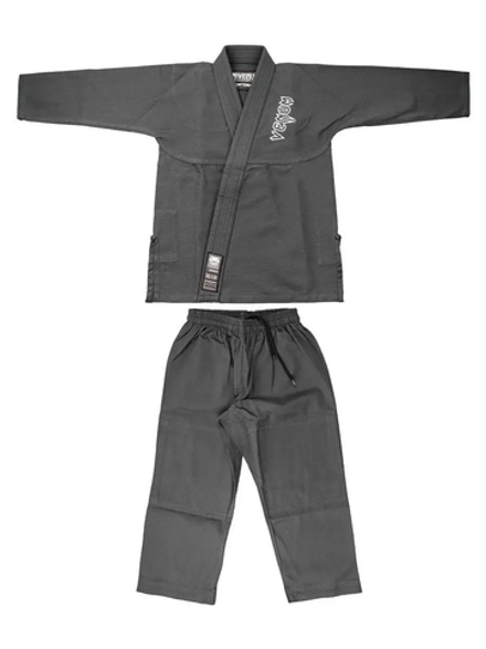 Кимоно для бжж Venum Contender Kids Grey с поясом