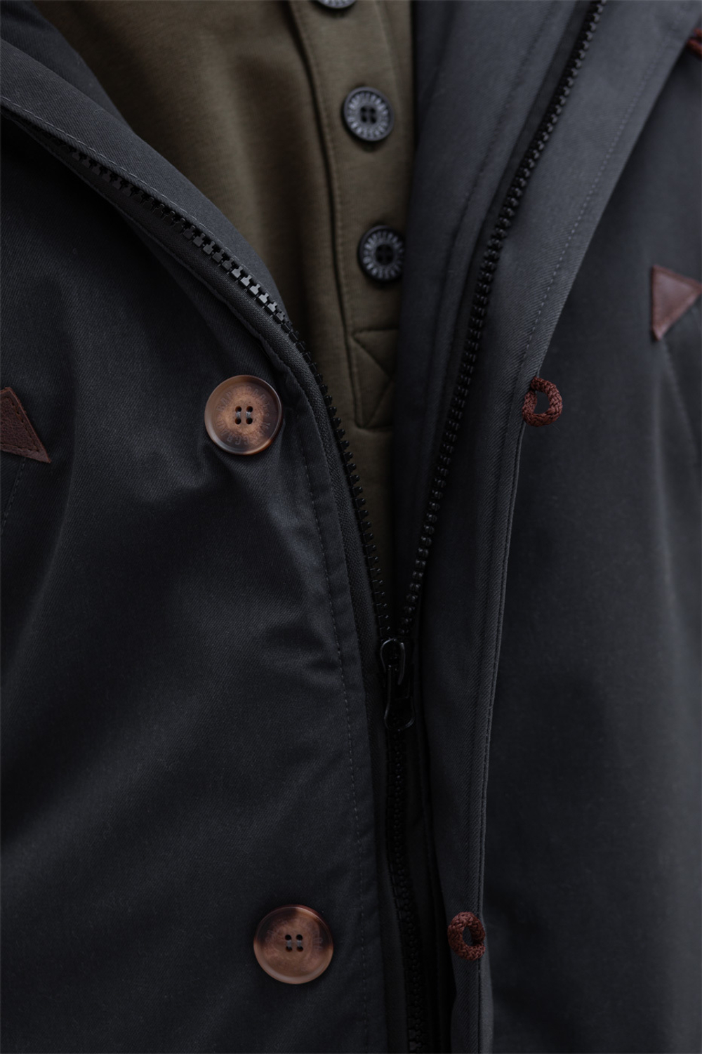 Куртка-Парка Варгградъ мужская тёмно-серая «Русколань»