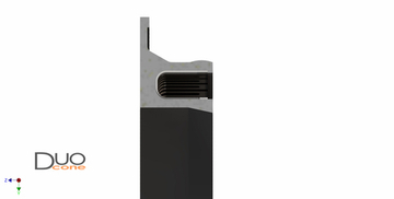 Уплотнение штока R19-F 80x95x90x7x1.5 Aksios