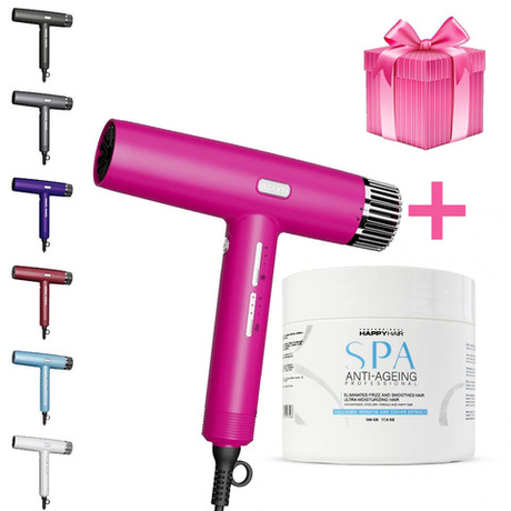 Фен Bloom 2000 W + подарок Ботокс Happy Hair SPA Anti-Ageing 500 гр
