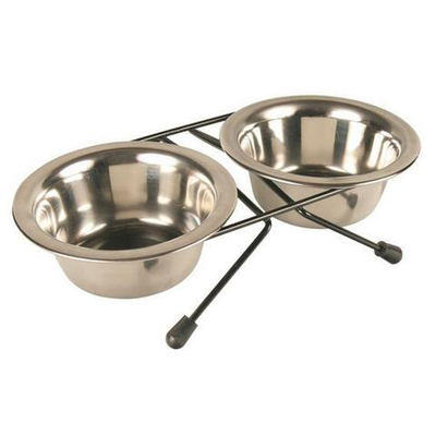 Подставка с мисками 2 х 0.2 л, металл, Trixie