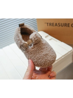 Балетки из искусственного меха