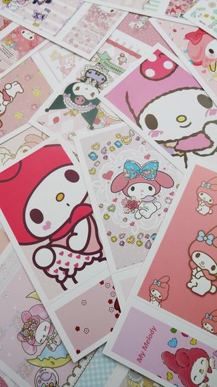 Набор открыток, карточек и наклеек "Маи Мелоди / My Melody", 188 предметов