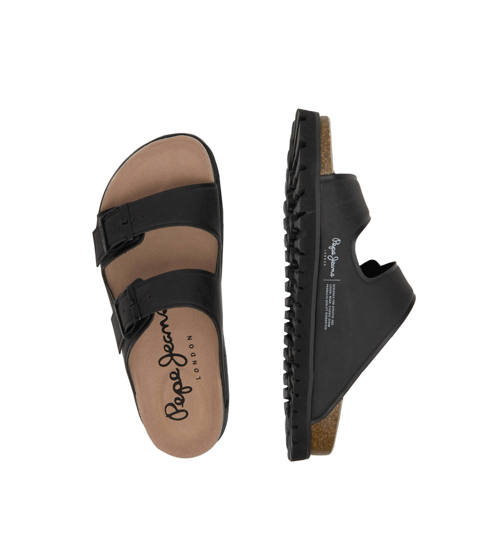 Шлепанцы URBAN SANDAL BASIC EMBOED Pepe Jeans London - черный(PMS90104)