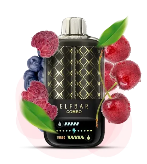 Elf Bar COMBO 25000 - Blueberry Sour Raspberry Cherry (5% nic)