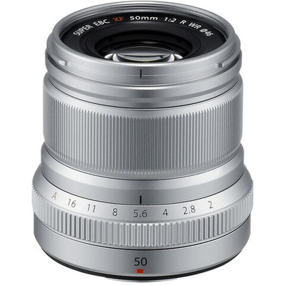 Объектив Fujifilm XF 50mm f/2 R WR серебристый