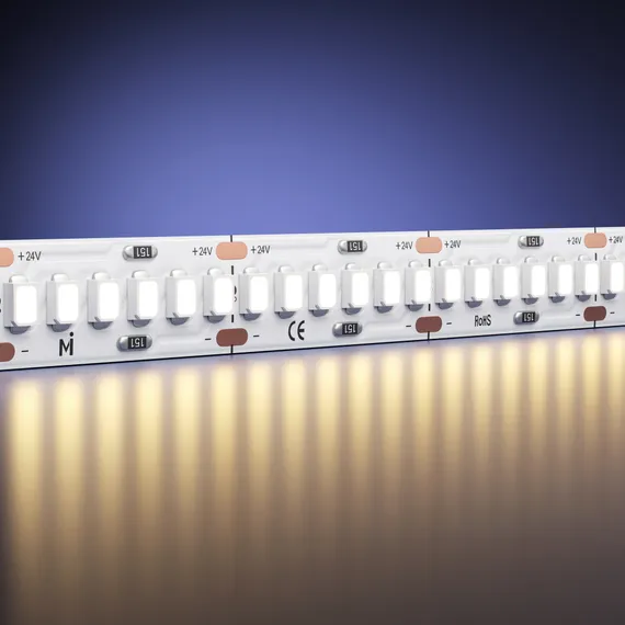 Светодиодная лента Ультра 24В 2835 19,2Вт/м 2700K 5м IP 20 201214 Led Strip 201214