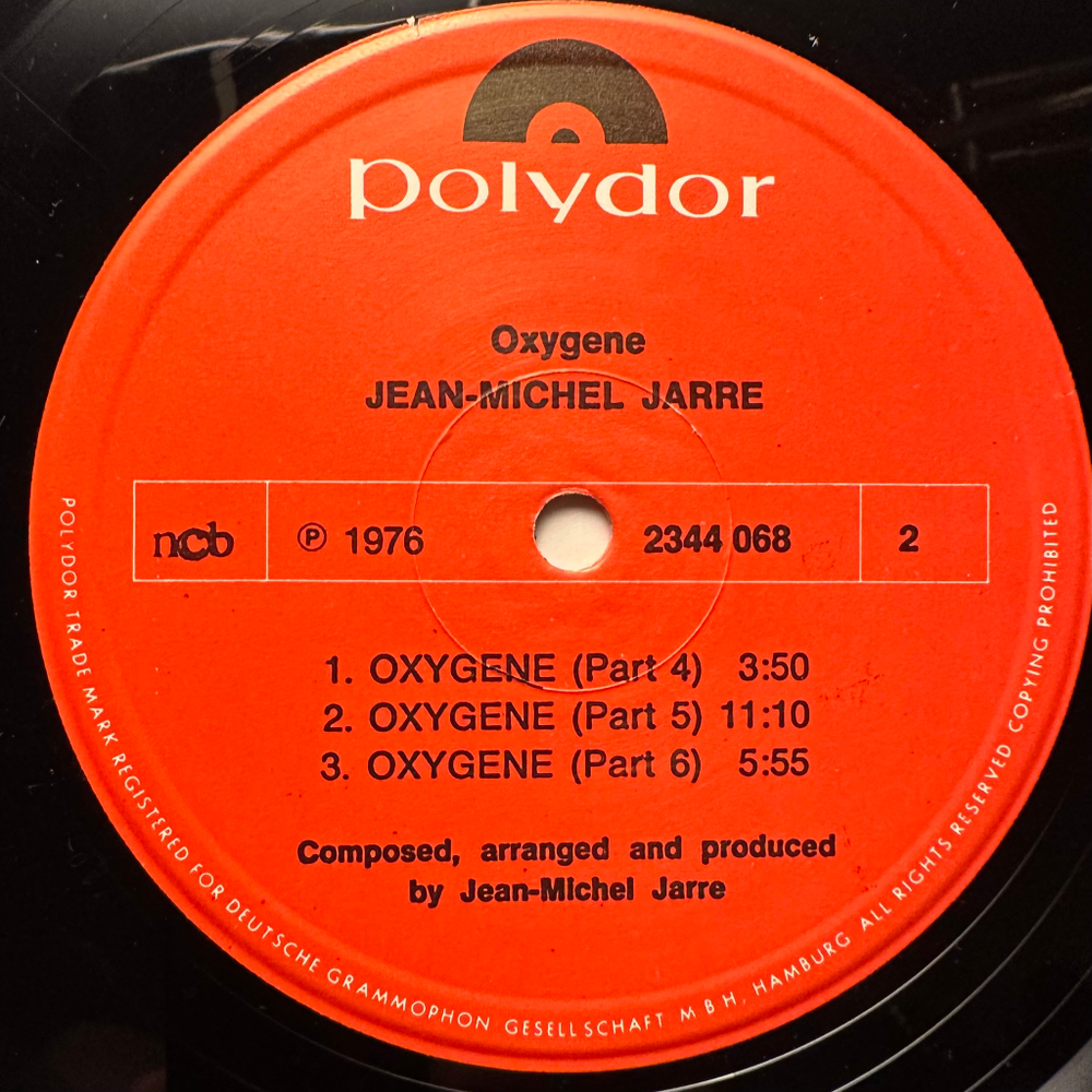 Jean Michel Jarre - Oxygene (Скандинавия 1977г.)