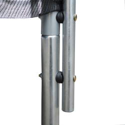 Батут с лестницей и внешней сеткой 360 см синий