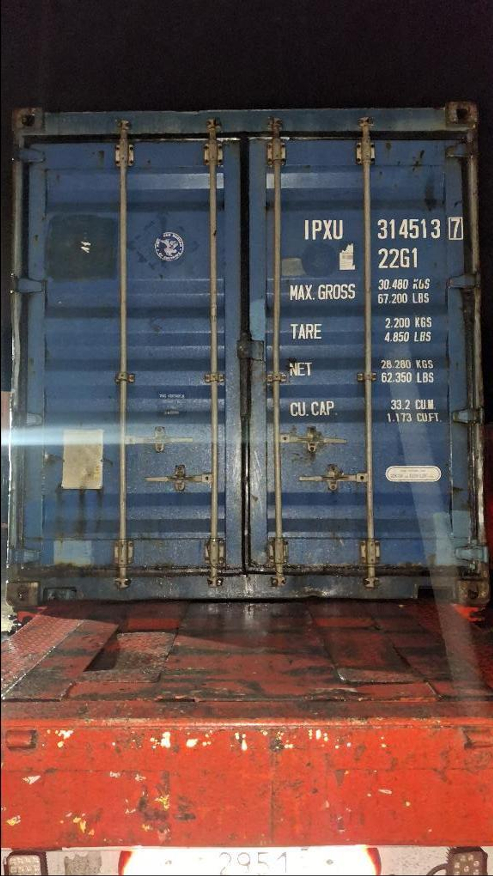 Контейнер 20 футов № IPXU3145137