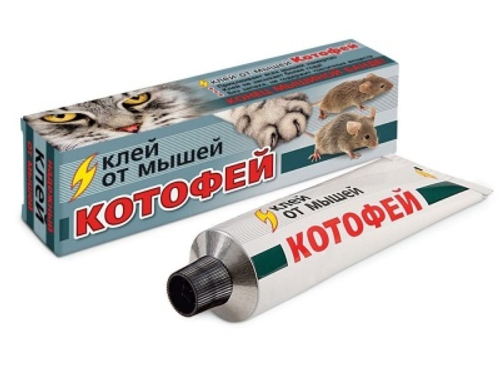 Клей от грызунов Котофей 135гр (50шт/кор)