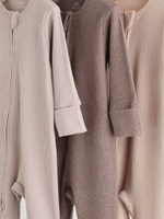 Комбинезон / Cлип для малышей Next N74-942, 3 шт., Бежевый, Коричневый