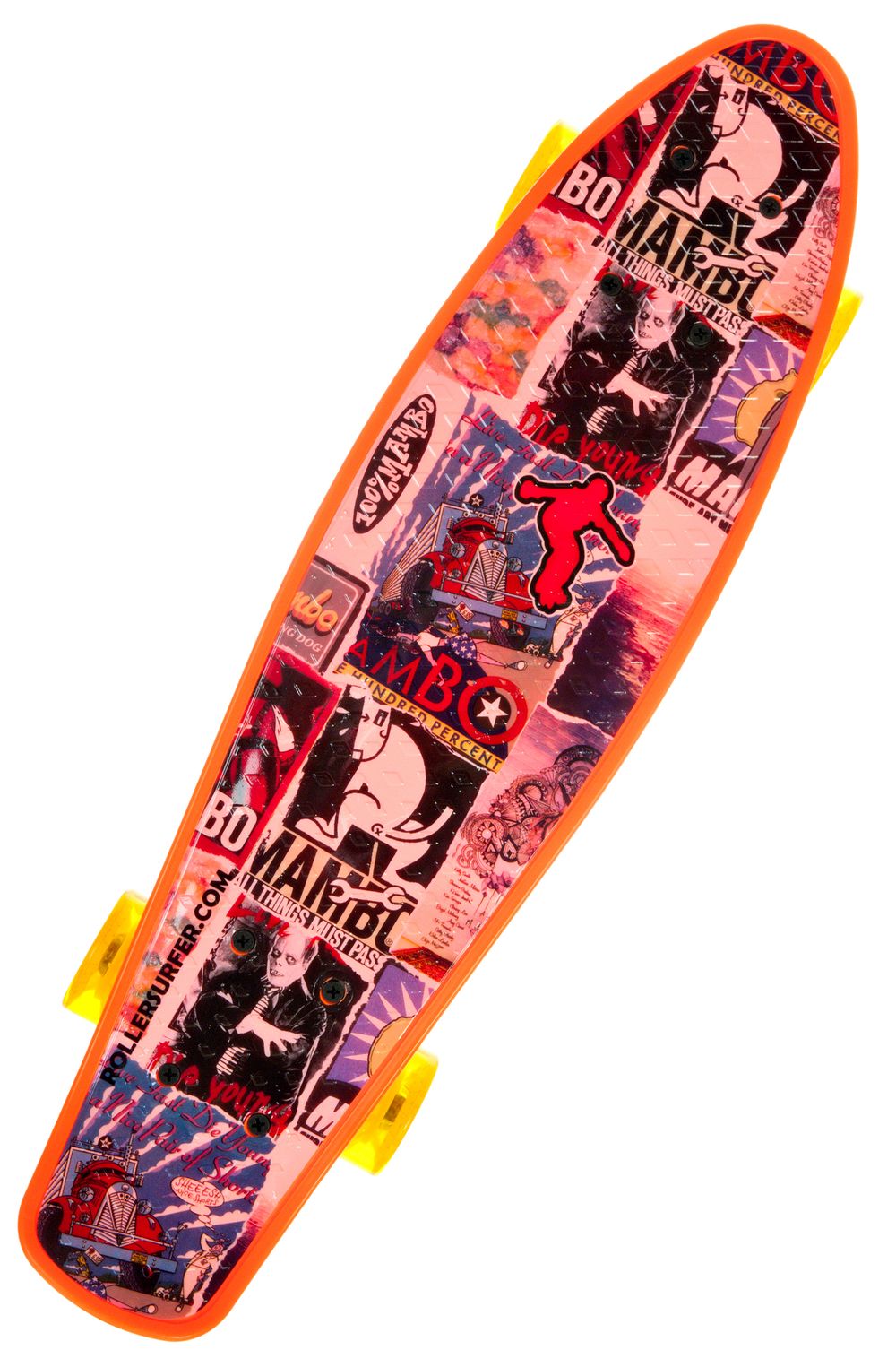 Пенни борд Rollersurfer Urbanboard 24" Mambo, оранжевый