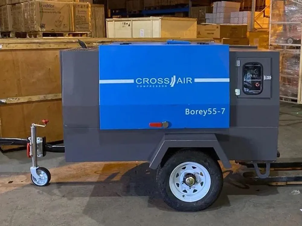 Дизельный компрессор Borey 41-7F Crossair на шасси