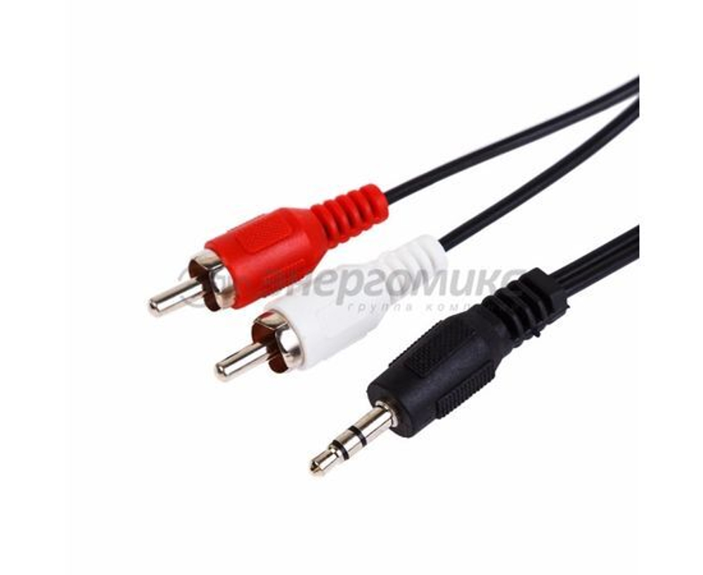 Кабель AUX 3.5мм jack - RCA x2 (тюльпаны) 1.5м REXANT 17-4202 245620